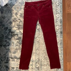 Kut from the Kloth red Corduroy pants